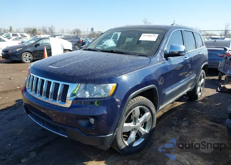 2012 Jeep Grand Cherokee Overland из США, поврежденный, VIN 1C4RJFCG0CC165307